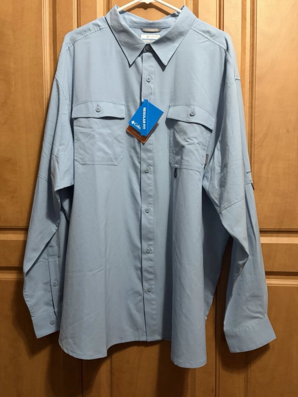 Columbia Men's Omni Shade Long Sleeve Woven Shirt Size 2XL